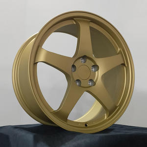 ล้อแม็กซ์ Rimpower ขอบ 5 ก้าน สีทองด้าน ผลิตจากอลูมิเนียมอัลลอยด์ ขนาด 5x114.3 5x120 5x130 18 19 20 21 22 23 24 26 นิ้ว - Product Image 2
