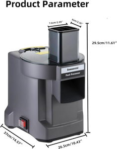 Cortadora de Verduras Eléctrica Multifuncional 5 en 1, Rebanadora, Picadora, Máquina para Cortar Cebolla y Patata, Procesador de Alimentos Comercial - Product Image 5