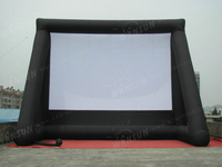 Pantallas de Video Inflables con Aire Constante WINSUN, Pantalla de Cine Inflable con Sellado de Aire, Pantalla de Teatro Portátil Inflable Hermética