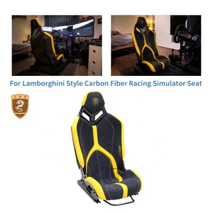 Asiento de Carreras Estilo Lamborghini Aventador SVJ para Simulación de Carreras, Cabina de E-Sports, Simulador de Carreras de Fibra de Carbono Seca, <span class=keywords><strong>Silla</strong></span> de Juego Tipo Bucket - Product Image 2