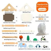 Blocs de construction pour construire la maison de l'architecte, jouets interactifs parent-enfant pour l'éveil de l'intelligence des enfants