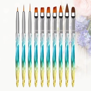 10Pcs Nail Art Pen Thin Tip for Drawing Lines Flowers Patterns DIY Nail Art Detail Paint Pen Manicure Painting <b>Brush</b> Supplies - Product Image 4