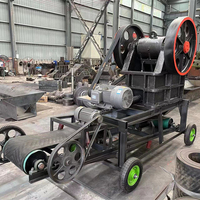 Vente chaude PE150X250 Moteur Diesel Petit Mini Concasseur À Mâchoires Rock Stone Crusher pour Carrière Concasseurs