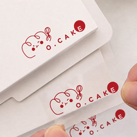 Autocollants de transfert UV DTF sur mesure pour les fêtes, pour emballages de boulangerie, boîtes à gâteaux, boîtes à cupcakes, boîtes à donuts, boîtes à biscuits, autocollants imperméables