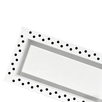 Ventilation HVAC au design moderne, durable, encastrée pour cloisons sèches, idéale pour entrepôts