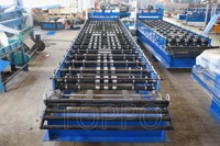 Machine de formage à froid entièrement automatique pour tôles de toiture trapézoïdales en acier galvanisé IBR