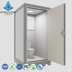 Cabine <span class=keywords><strong>WC</strong></span> Portable Moderne Haut de Gamme en Panneaux Sandwich d'Acier Écologique et Durable pour Travailleurs Extérieurs et Événements Festifs - Offre Spéciale - Product Image 1