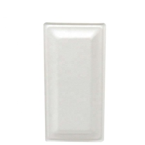 Biodegradable 10 pulgadas de bagazo de caña de placa cuadrada de color blanco precio de fábrica - Product Image 5