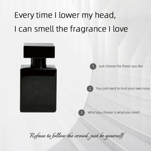 Botella de Perfume Cuadrada Negra de 100 ml, Aromas Personalizados, Venta al por Mayor, Perfume en Aerosol Vacío para Hombre y Mujer - Product Image 5