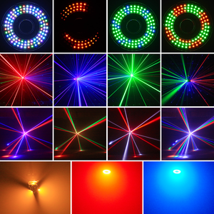 Độ sáng cao 160W di chuyển đầu ánh sáng RGBW LED chùm xoay Laser di chuyển đầu ánh sáng cho <span class=keywords><strong>Disco</strong></span> Wedding party Live Show Bar - Product Image 4
