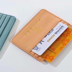 Popular tarjetero y billetera impermeable de PU/cuero para tarjetas de crédito y de visita, sin cierre, estilo LATEEN - Product Image 4