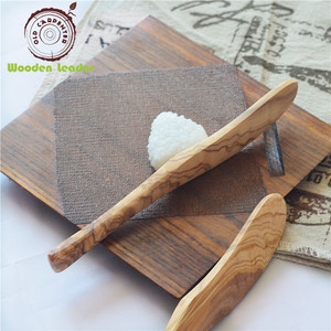 del medio ambiente accesorios de cocina herramientas creativa alta calidad de madera de olivo cuchillo de mantequilla - Product Image 6