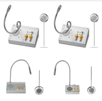 Interphone de bureau sans fil bidirectionnel KNTECH de haute qualité avec microphone full duplex pour guichet bancaire