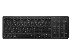 Clavier sans fil rétroéclairé fin rechargeable multi-appareils BT avec pavé numérique pour <span class=keywords><strong>Mac</strong></span> Windows I.OS Ordinateur Tablette Ordinateur portable - Product Image 4