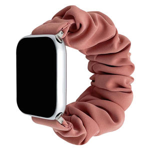Bracelet de montre élastique en tissu uni, best-seller, pour <span class=keywords><strong>Apple</strong></span> Iwatch Band SE 9 8 7 <span class=keywords><strong>6</strong></span> 5 Series - Product Image 3