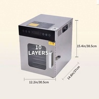10B Fruitmachine 220V 400W Voedsel Mango Fruit Dehydrator Droger Gedroogd 8 10 12 16 Laags Voedsel Groente