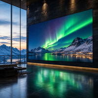 Panneau d'affichage LED intérieur GOB P1.86, 3840Hz, taux de rafraîchissement élevé, 4K, module 320x160mm, mur vidéo publicitaire, HDR10, 1200cd, basé sur le cloud