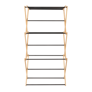 ราวแขวนผ้าขนหนูไม้ 4 ชั้น คุณภาพสูง บริการ OEM แบบดั้งเดิม สำหรับตากผ้า - Product Image 1