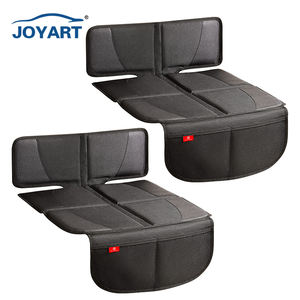 Organisateur de siège arrière de voiture, grand tapis imperméable pour enfants, poches de rangement pour sièges de bébé, protection de siège de voiture en tissu en cuir - Product Image 6