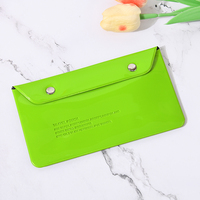 Dompet pria, dompet pria kecil PVC, kantong dokumen, pemegang kartu untuk penyimpanan dokumen dan pengaturan