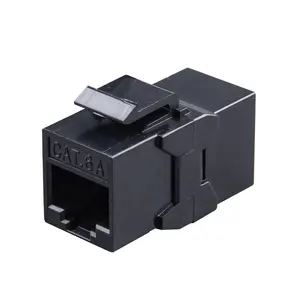 RJ45 Inline çoğaltıcı Cat5e Cat6 6A UTP Keystone adaptörü için ağ kablosu uzatma konektörü