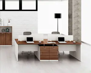 Modern stil çalışan iş istasyonları 4 6 8 ve 10 kişilik masalar ile modüler ofis iş istasyonları