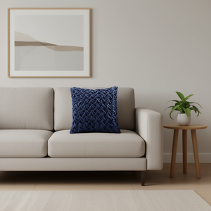 Almohada Decorativa Cuadrada de Tela Tejida con Diseño Floral Moderno, Portátil y Suave para Dormitorio, Sala de Estar y Uso Doméstico - Product Image 2