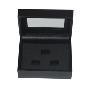 Championship Ring 2 trous d'anneau Boîte en <span class=keywords><strong>bois</strong></span> noire - Product Image 2