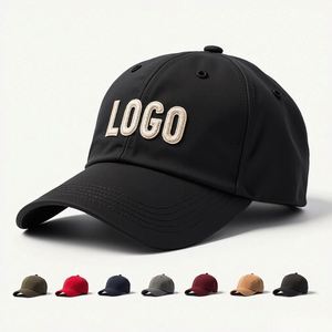 Gorra de Béisbol de Lujo de Algodón Personalizable al por Mayor para Hombre, Gorra Deportiva Impermeable con Logotipo Bordado, Gorra de Béisbol en Blanco - Product Image 1