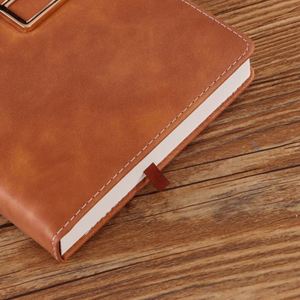 Wholesale Customized Metal Buckle Pu Leather Notebook Diary Notebook Customizable Pu Leather <b>A5</b> Notebook - Product Image 3