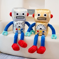 Fabrikpreis Maßgeschneidertes Design Cartoon-Maskottchen Logo-Puppe Kundenspezifische Plüschtiere Roboter-Stil Gefülltes Tier Plüsch Weicher Roboter