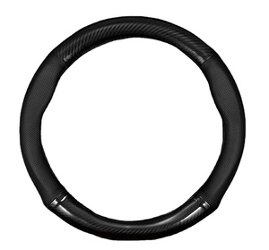 Cubierta de <span class=keywords><strong>Volante</strong></span> en Forma de D de Fibra de Carbono para BMW de 38 cm |   Mejora del Interior del Automóvil para las Series 3 y 5, Compatible con E39, <span class=keywords><strong>E46</strong></span>, E60 y X5 - Product Image 5