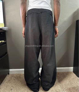 <span class=keywords><strong>Pantaloni</strong></span> della <span class=keywords><strong>tuta</strong></span> da Jogger <span class=keywords><strong>larghi</strong></span> e <span class=keywords><strong>larghi</strong></span> <span class=keywords><strong>larghi</strong></span> di cotone francese Oversize personalizzato di alta qualità - Product Image 4