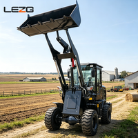 Chargeuse sur pneus ZL930 3 tonnes 4x4, mini-chargeuse diesel à cabine fermée pour projets d'irrigation et déblaiement de matériaux de construction