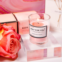 Rosen-Duft Maßgeschneidertes Aromaset Einfacher Stil Badezimmer-Geschenkset Natürliche Kerze Roll-on Salz-Kugeln Badebomben Körper- und Heim-Spa