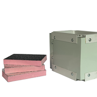 Panneau sandwich en mousse XPS pré-isolée avec feuille d'aluminium pour l'isolation des conduits de climatisation, directement de l'usine