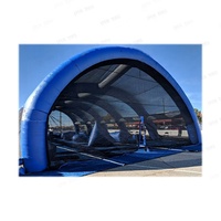 Tente de terrain de paintball gonflable, taille et couleur personnalisables, matériau PVC Oxford, aire de jeux extérieure, marque IFUN, modèle IF-PTT002