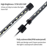 Vente en gros de lampes de plongée pour aquarium à LED haute luminosité, lampes d'aquarium pour poissons d'ornement