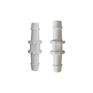 Conectores de Plástico Blanco con Púas de 1.6-4.0 mm para Tuberías de PU y Nylon, Uso Industrial - Product Image 1
