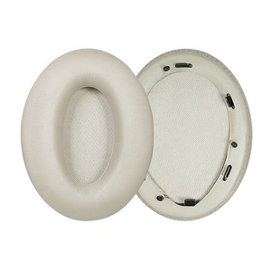 Pour <span class=keywords><strong>Sony</strong></span> coussins d'oreille <span class=keywords><strong>WH</strong></span>-<span class=keywords><strong>1000XM3</strong></span> housse en cuir protéiné oreillette remplacement réduction du bruit casque coussinets d'oreille en mousse - Product Image 3