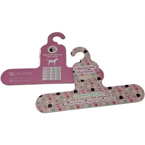 Cintre d'emballage pour vêtements en papier recyclé rose imprimé sur mesure pour chien, <span class=keywords><strong>chat</strong></span>, animal <span class=keywords><strong>de</strong></span> compagnie - Product Image 2