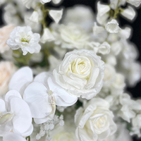 Sunwedding Vente en gros de décorations de table de mariage, boules de fleurs en soie rose clair personnalisées pour les tables de fête