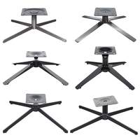 Support de table à manger robuste personnalisable, installation facile, design moderne et classique, structure en fonte métallique pour usage hôtelier
