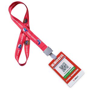 Promotional Adjustable Personalized <b>Lanyard</b> Custom Printed Woven Nylon <b>Polyester</b> <b>Lanyards</b> Id Pvc Card Holder with <b>Lanyard</b> - Product Image 2