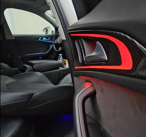 Mise à Niveau 256 Couleurs Éclairage Ambiant Intérieur <span class=keywords><strong>de</strong></span> <span class=keywords><strong>Voiture</strong></span> LED Symphonie pour Audi A6/S6/RS6 C7 2011-2018, Accessoires <span class=keywords><strong>de</strong></span> Garniture - Product Image 3