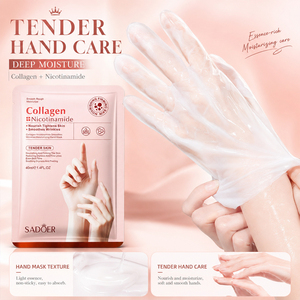 Maschera per Mani in Bustina SADOER, Maschera Personalizzata per Mani all'Ingrosso con Logo, Maschera al Collagene per la Cura Quotidiana delle Mani - Product Image 1
