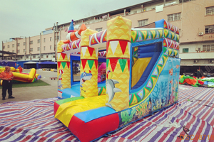 Casa de rebote para niños comercial de diseño novedoso con tobogán Castillos Juegos Inflables Combo de agua <span class=keywords><strong>Castillo</strong></span> de salto hinchable rebote inflable - Product Image 2