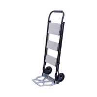 Offre Flash : Échelle à Pédales Portable en Acier Carbone Antidérapante à 3 Marches, Chariot à Main, Capacité 330lbs, EN131, pour Escalier, Extérieur, Salle de Bain