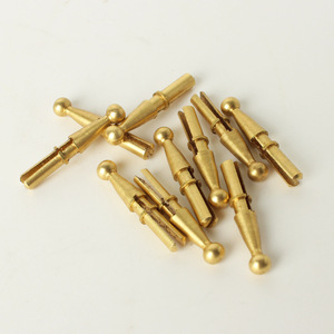 Metal Pipe Filter 3mm Straight Type Gold Color For Smoking Pipes Accessories - Product Image 2