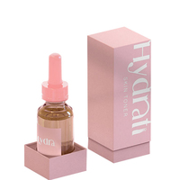 Boîtes d'emballage pour sérum visage avec impression de logo personnalisé, boîte cosmétique en or rose pour sérum pour la peau